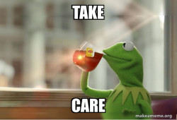 Kermit Drinking Tea