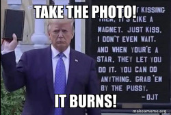 Trump with bible