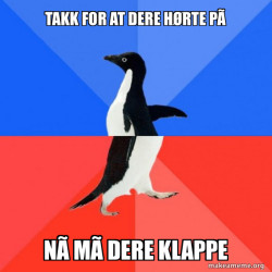 Socially Awkward Awesome Penguin