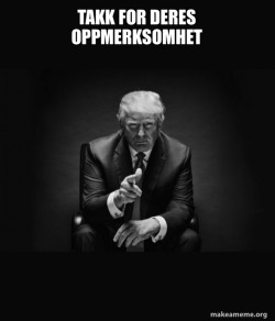 Trump Sitting In Chair - I Am In Their Way