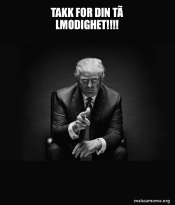 Trump Sitting In Chair - I Am In Their Way