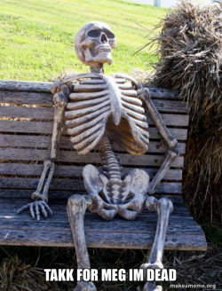 Waiting Skeleton