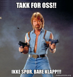 Ikke spÃ¸r bare klapp!!!
