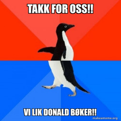 Socially Awesome Awkward Penguin