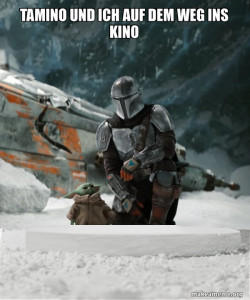 Baby Yoda and Mando