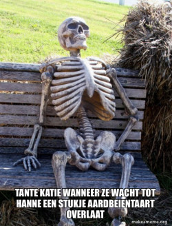 Waiting Skeleton