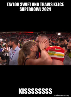 Taylor Swift and Travis Kelce Superbowl 2024