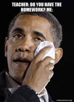 Crying Obama