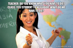 Unhelpful High School Teacher