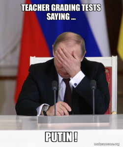 Putin Facepalm