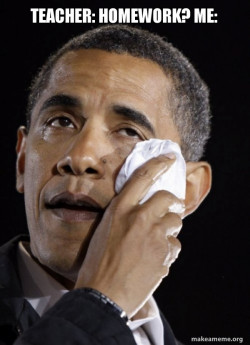 Crying Obama