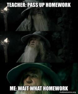 Confused Gandalf