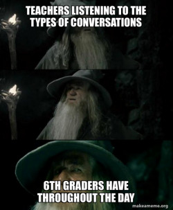 Confused Gandalf