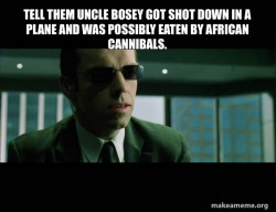 Agent Smith from the Matrix