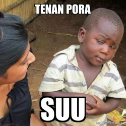 Skeptical Third World Kid