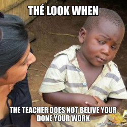 Skeptical Third World Kid