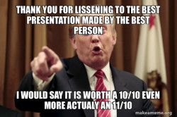 Donald Trump Says