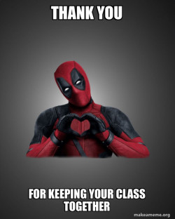 Deadpool Heart Hands
