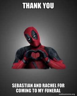 Deadpool Heart Hands