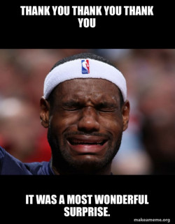 Lebron Crying