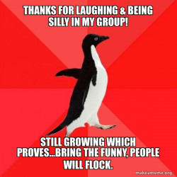 Socially Awesome Penguin
