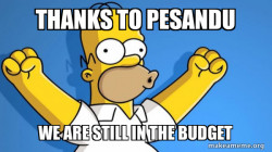 Still in the budget