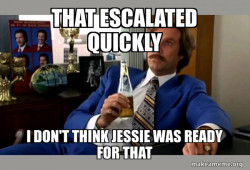 Ron Burgundy - boy that escalated quickly