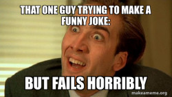 Sarcastic Nicholas Cage