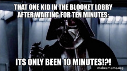 waiting