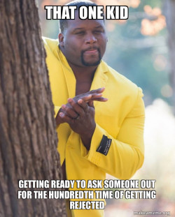 Anthony Adams in Yellow Suit Rubbing Hands