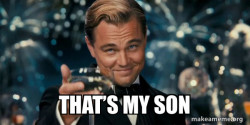 Great Gatsby Reaction - Leonardo DiCaprio Toast