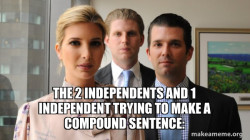 The Trump Kids Eric, Donald Jr and Ivanka