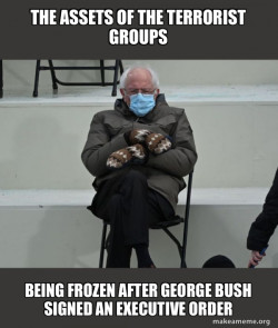 Bernie Sanders at the Inauguration