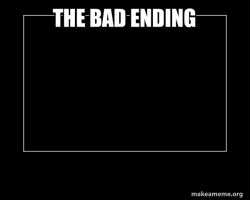 You died