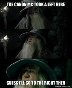 Confused Gandalf