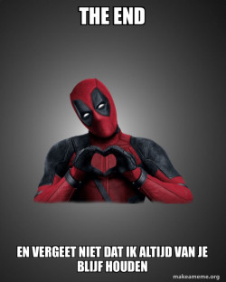 Deadpool Heart Hands