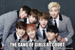 K-Pop Band BTS (Bangtan Boys)