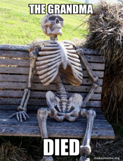 Waiting Skeleton
