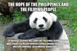 The Hope of the Philippines and the Filipino People 120 Overseas Filipinos will carry out the Global Filipino Diaspora Wars against 60 Million Overseas Chinese around the World like in Western Countries, Latin America, Africa and Oceania
