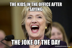 Hillary Clinton Laughs