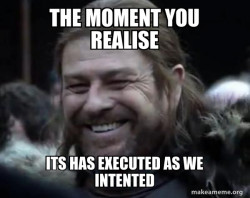 Happy Ned Stark Meme