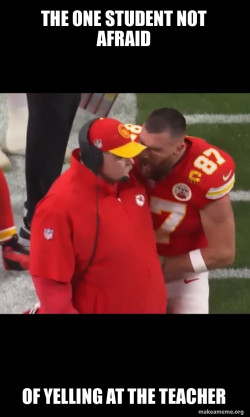 Travis Kelce and Coach