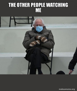 Bernie Sanders at the Inauguration