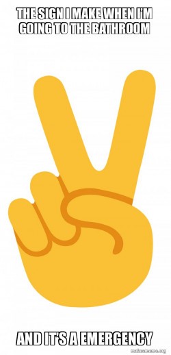 Peace Sign Emoji