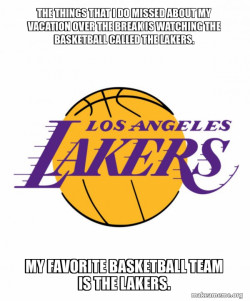 Basketball team: Lakers