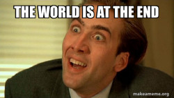 Sarcastic Nicholas Cage