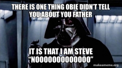 I am Steve Star Wars edition
