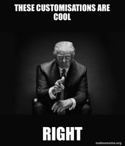 Trump Sitting In Chair - I Am In Their Way