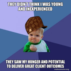 Scumbag Success Kid