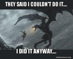 Skyrim Dragon Slaying